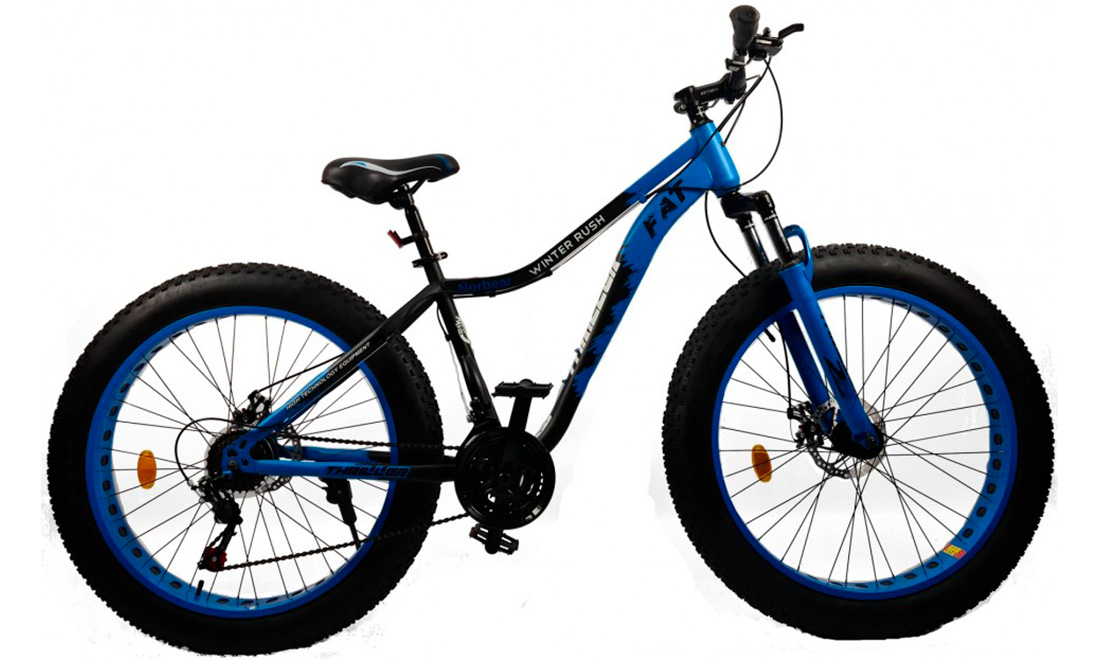 Фотографія Велосипед фетбайк Thriller NorBear 26" (2020) 2020 blue